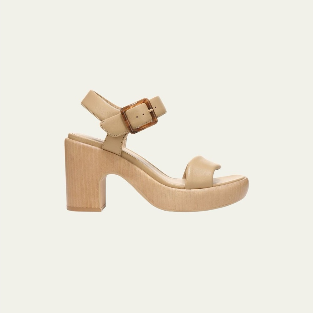Vince Tan Block Heel Sandals